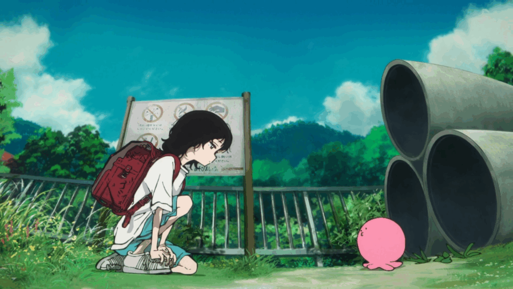 Shizuku and Takopi meet up for the very first time